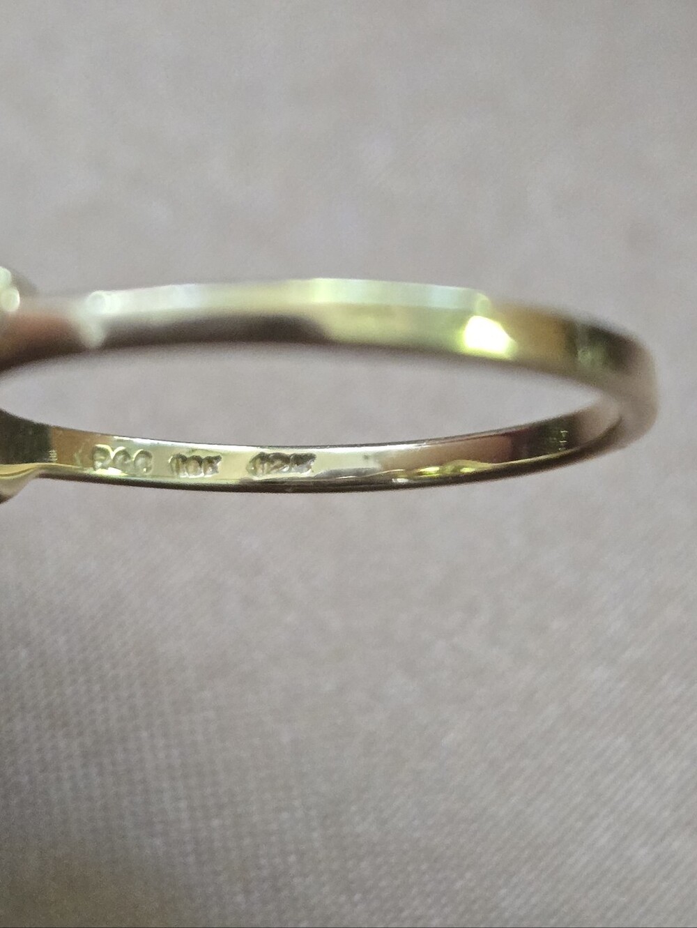 Black Hills Gold 10k/12k Gold Rose Ring - Picture 10 of 13